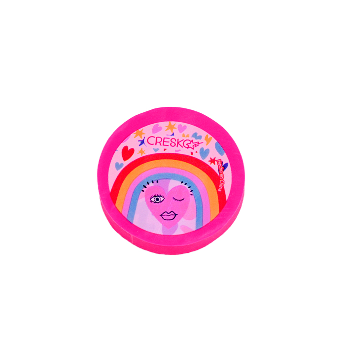 [35305] GOMA DE BORRAR ROSA Y CELESTE