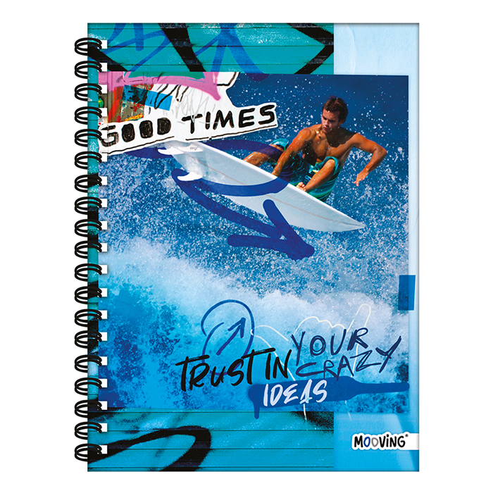 [35520] CUADERNO 16x21 TAPA DURA 80 HOJAS URBAN STYLE