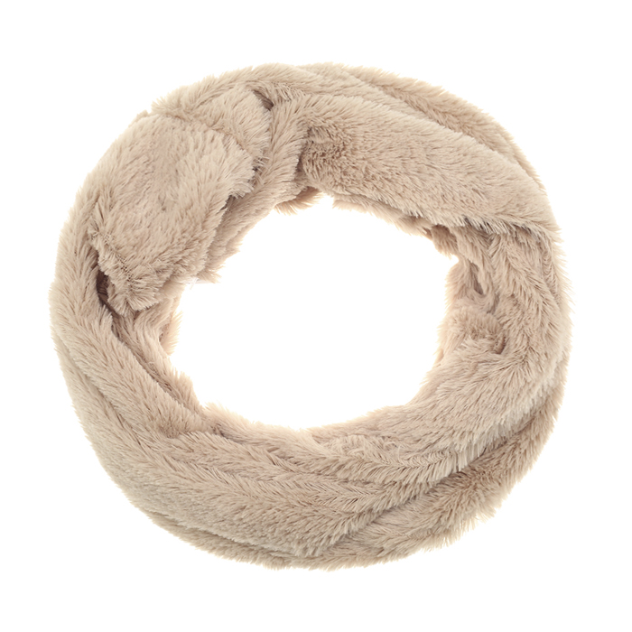 CUELLO DOBLE DE PIEL 20X75CM