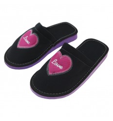 PANTUFLAS CORAZON POLAR DAMA 37-38