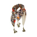 CHALINA FLORES LUNARES Y BORLAS 110X110CM