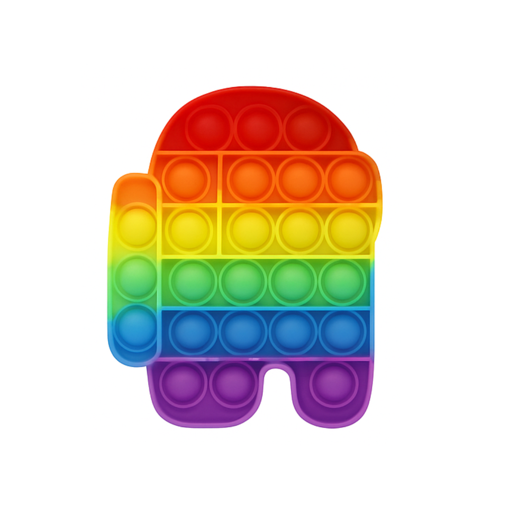 POP IT AMONG US ARCO IRIS 12x9CM