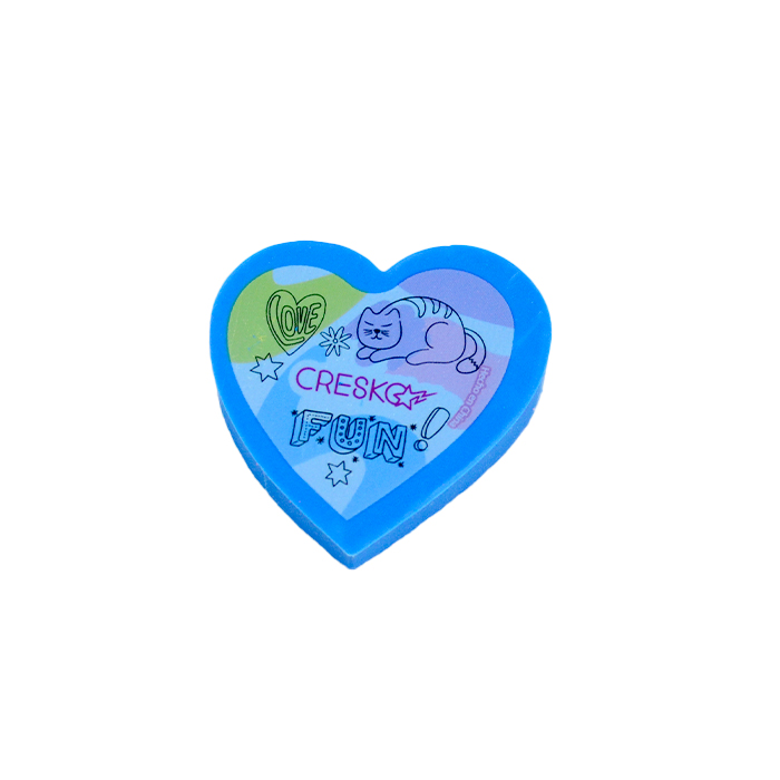 GOMA DE BORRAR ROSA Y CELESTE