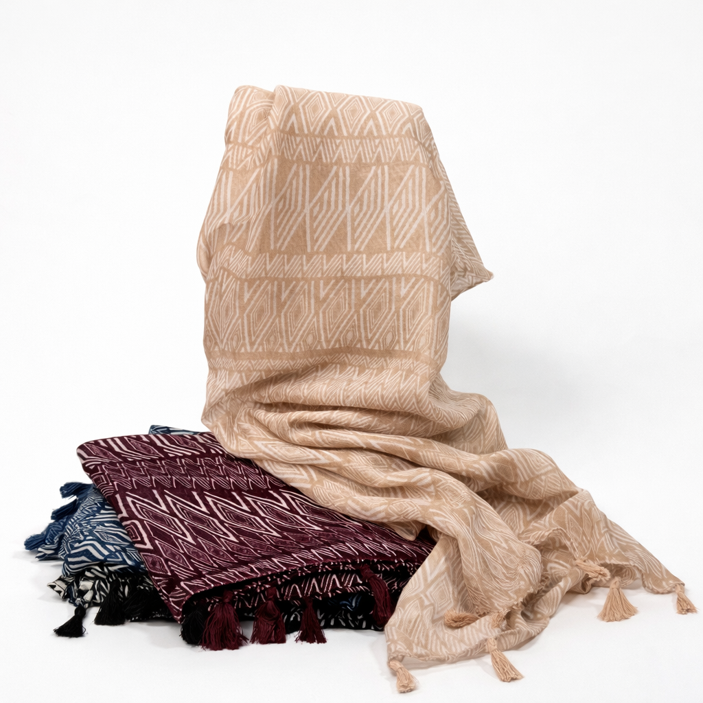 CHALINA AMPLIA ESTAMPA GEOMETRICA