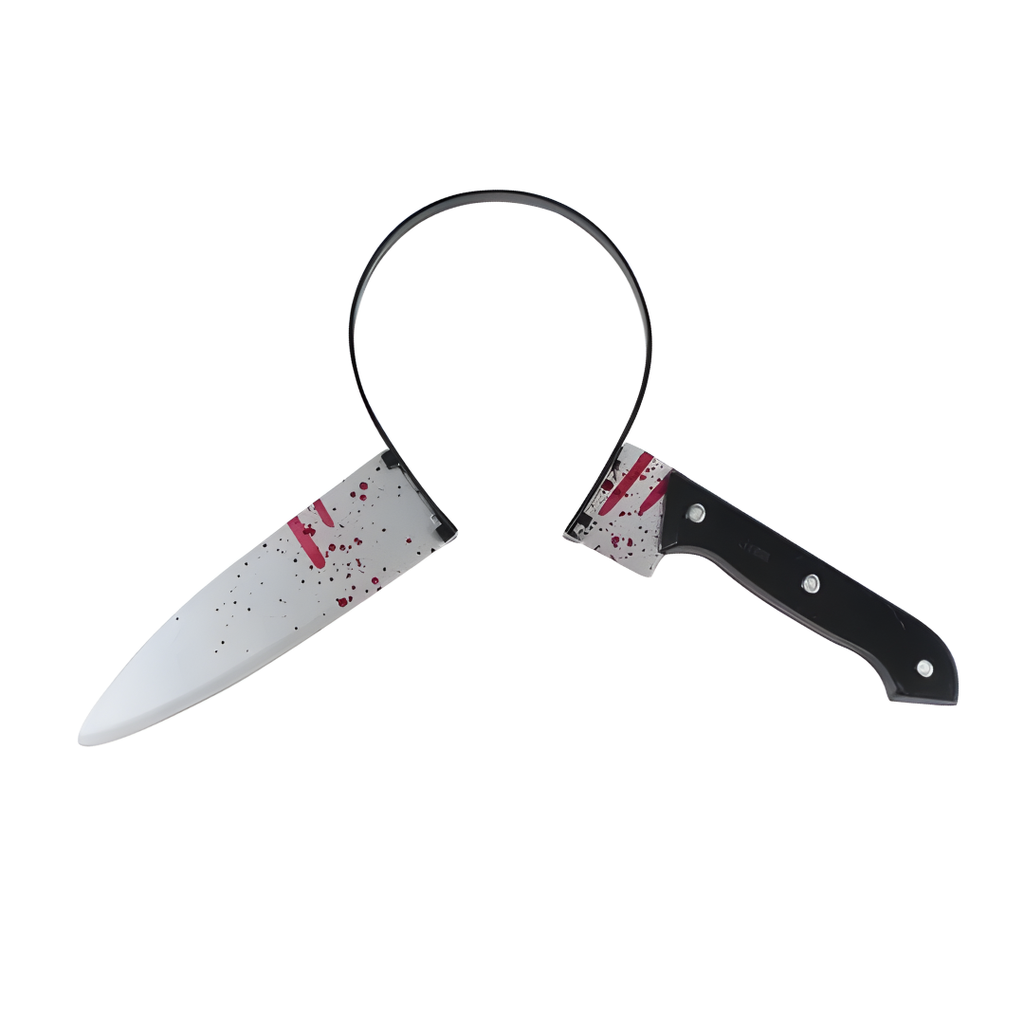 VINCHA DIADEMA CUCHILLO SANGRE