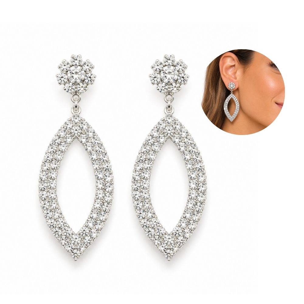 AROS COLGANTE CON STRASS