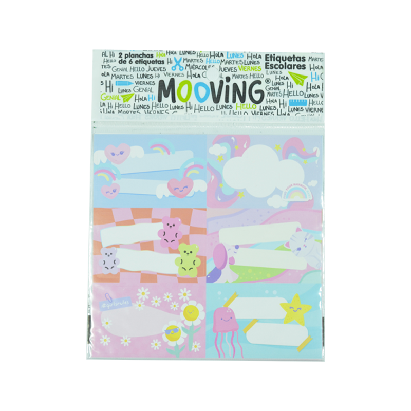 ETIQUETAS JARDIN FUN MOOVING