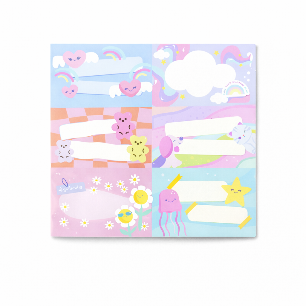 ETIQUETAS PARA CUADERNO FUN MOOVING