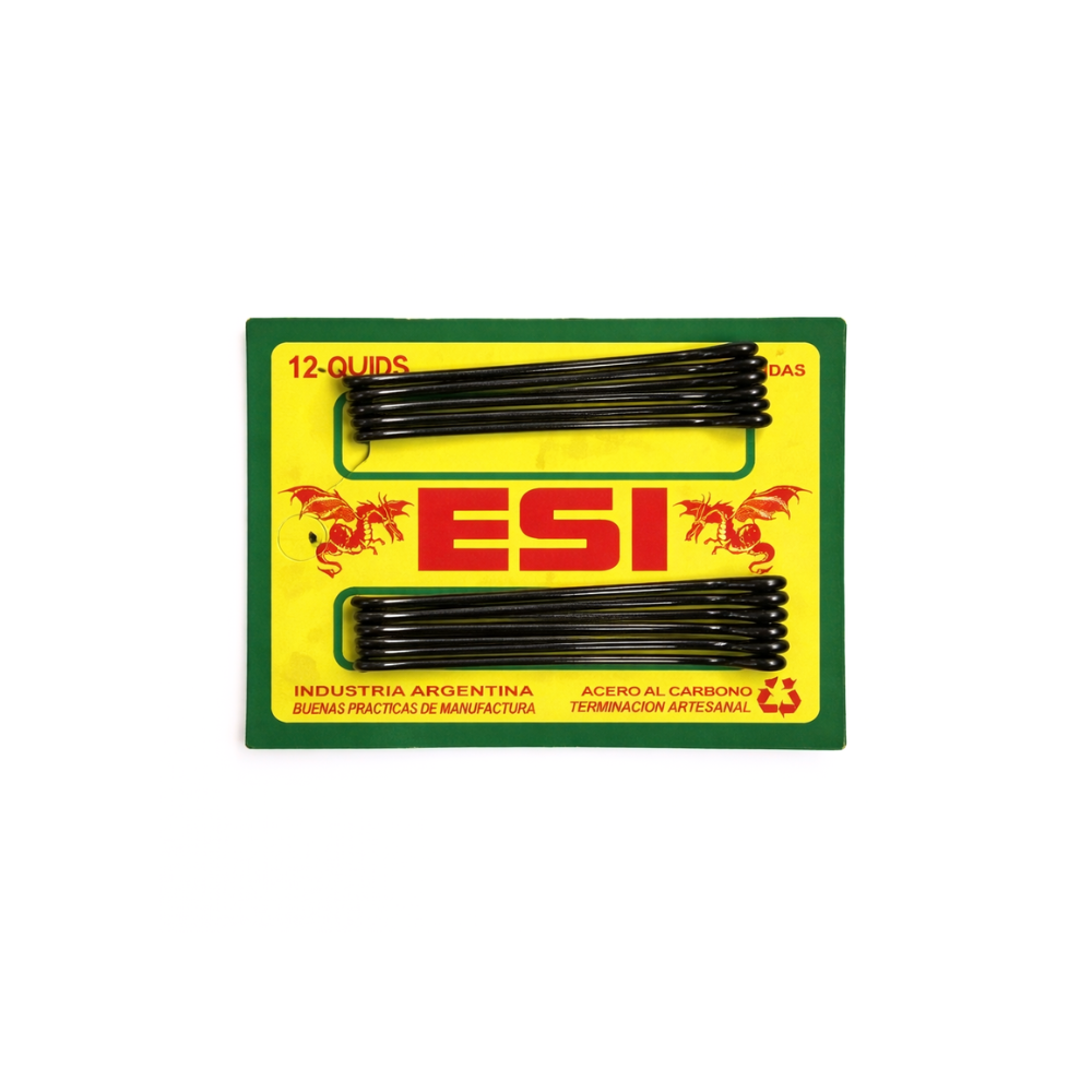 HEBILLAS INVISIBLES CORTAS NEGRAS