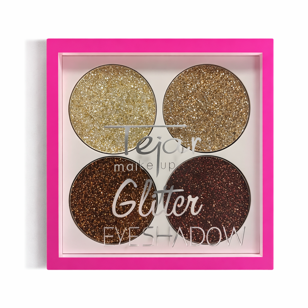 PALETA DE SOMBRAS CON GLITTER