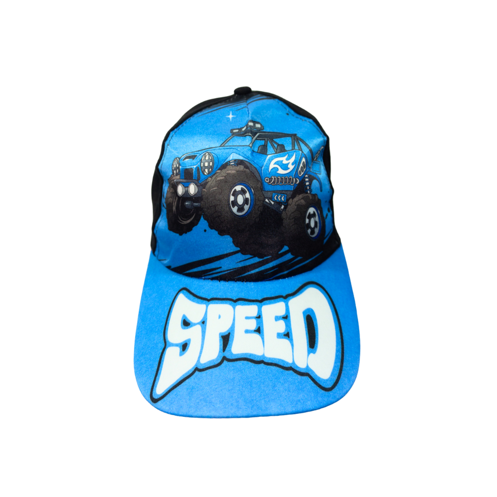 GORRA DE NIÑO CAMIONETA Y DINOSAURIO