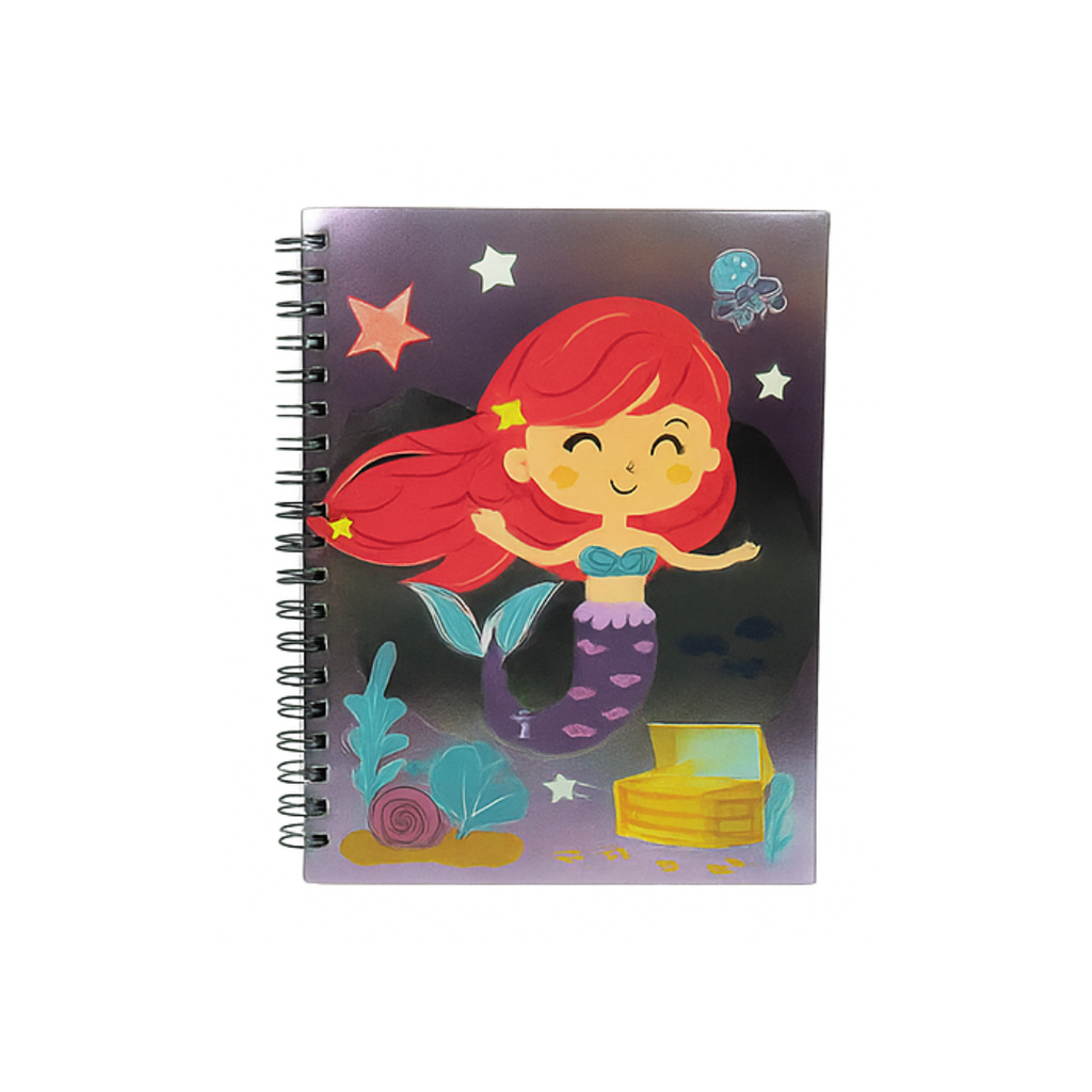 CUADERNO HOLOGRAFICO DE SIRENA