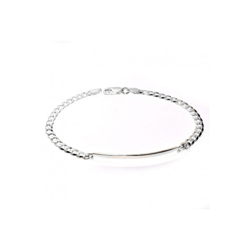 PULSERA ACERO PLATEADA #40