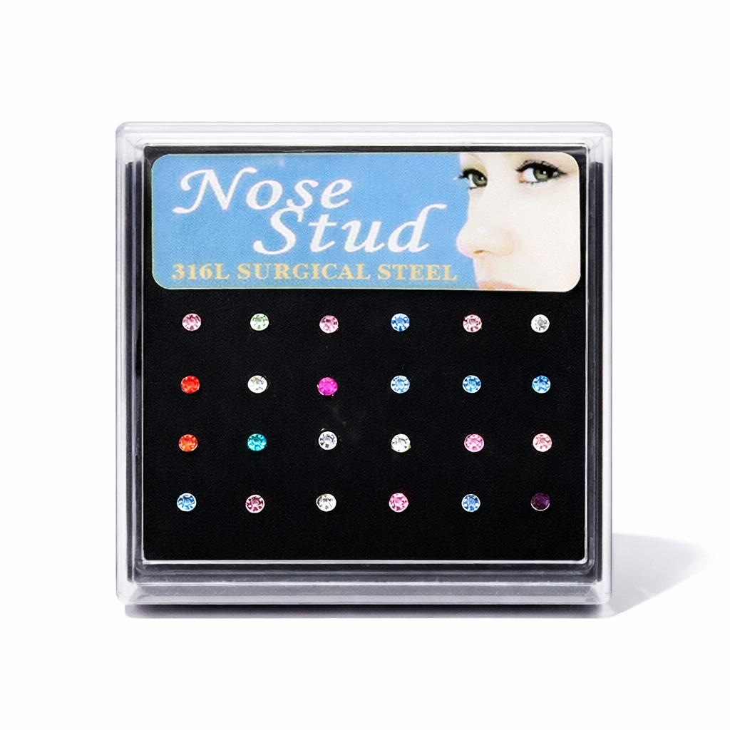 PIERCING RECTO COLORES DE NARIZ