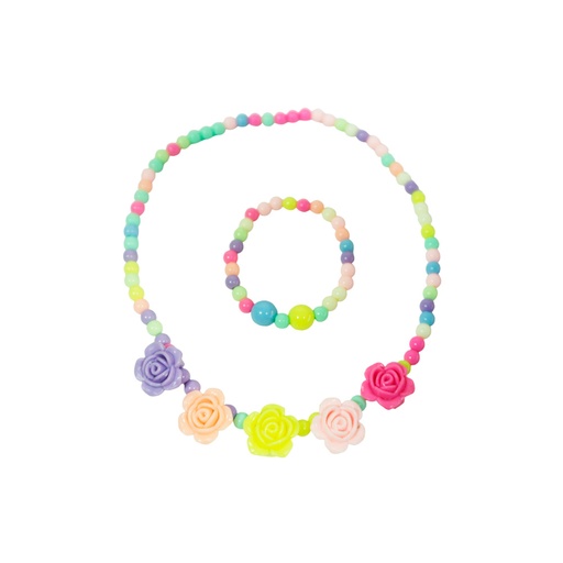 SET COLLAR Y PULSERA PELOTITA