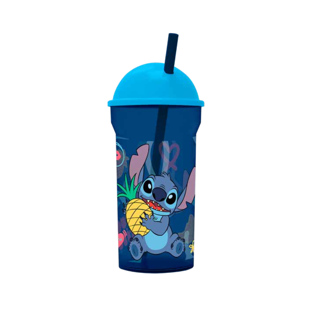 VASO TAPA ALTA Y BOMBILLA LILO & STITCH