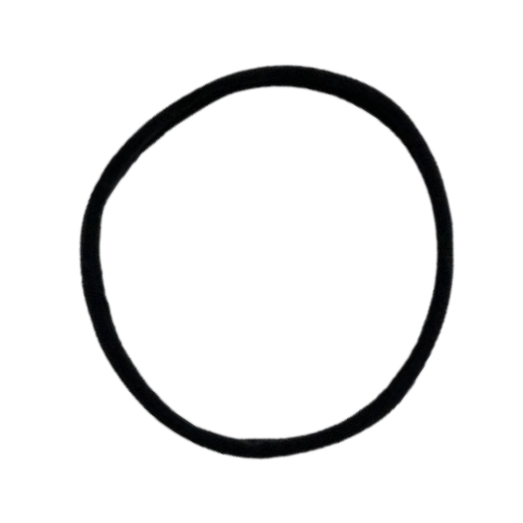 VINCHA ELASTIZADA DE LYCRA COLOR NEGRO X6