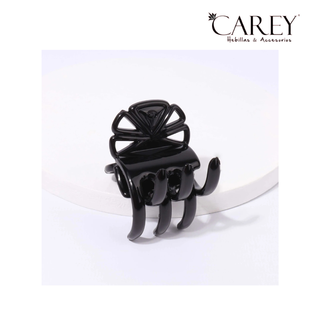 BROCHE 3 DIENTES CALADO CAREY
