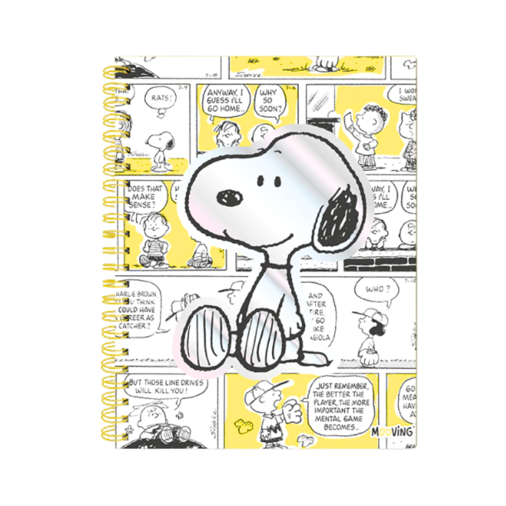 CUADERNO UNIVERSITARIO SNOOPY MOOVING