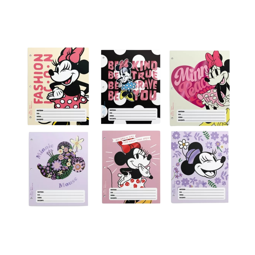 SEPARADORES A4 MINNIE MOUSE