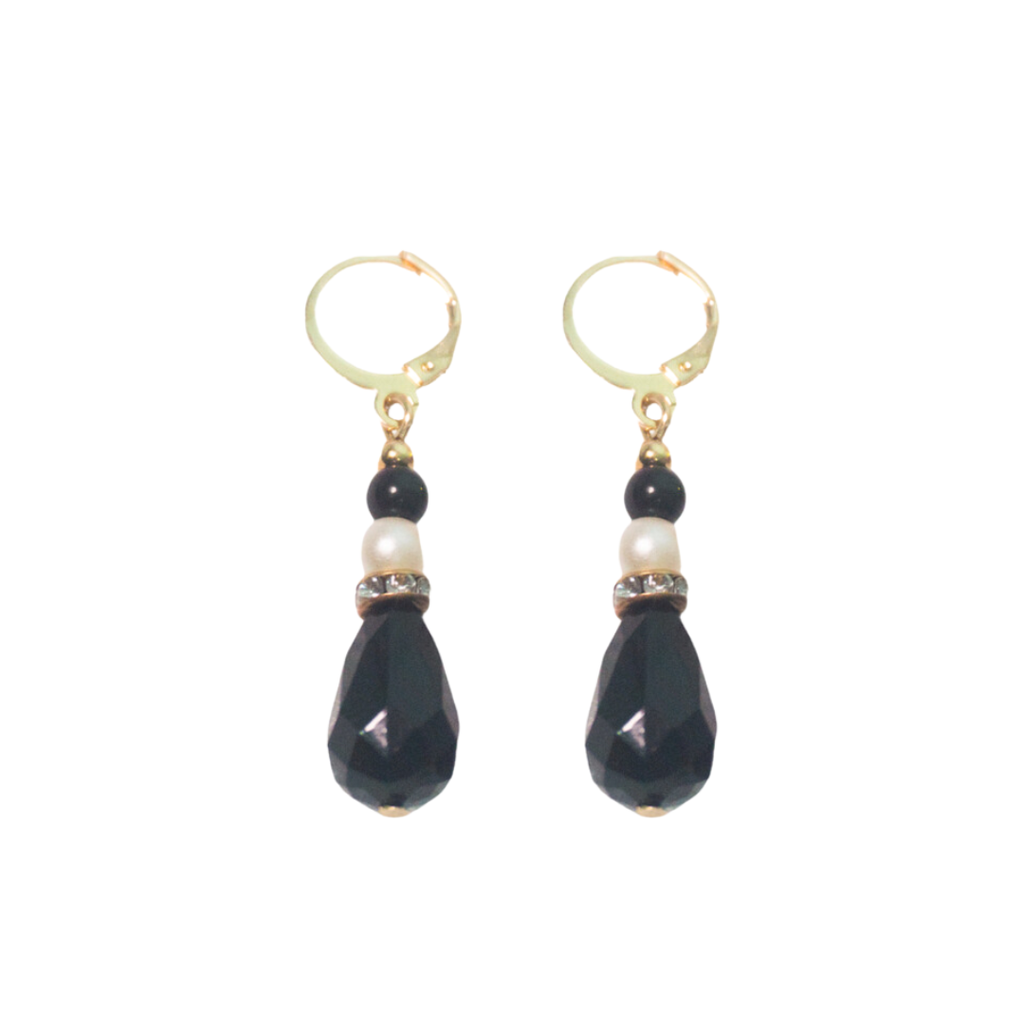 AROS POR PAR CON DIJE DE LUNA O GOTA