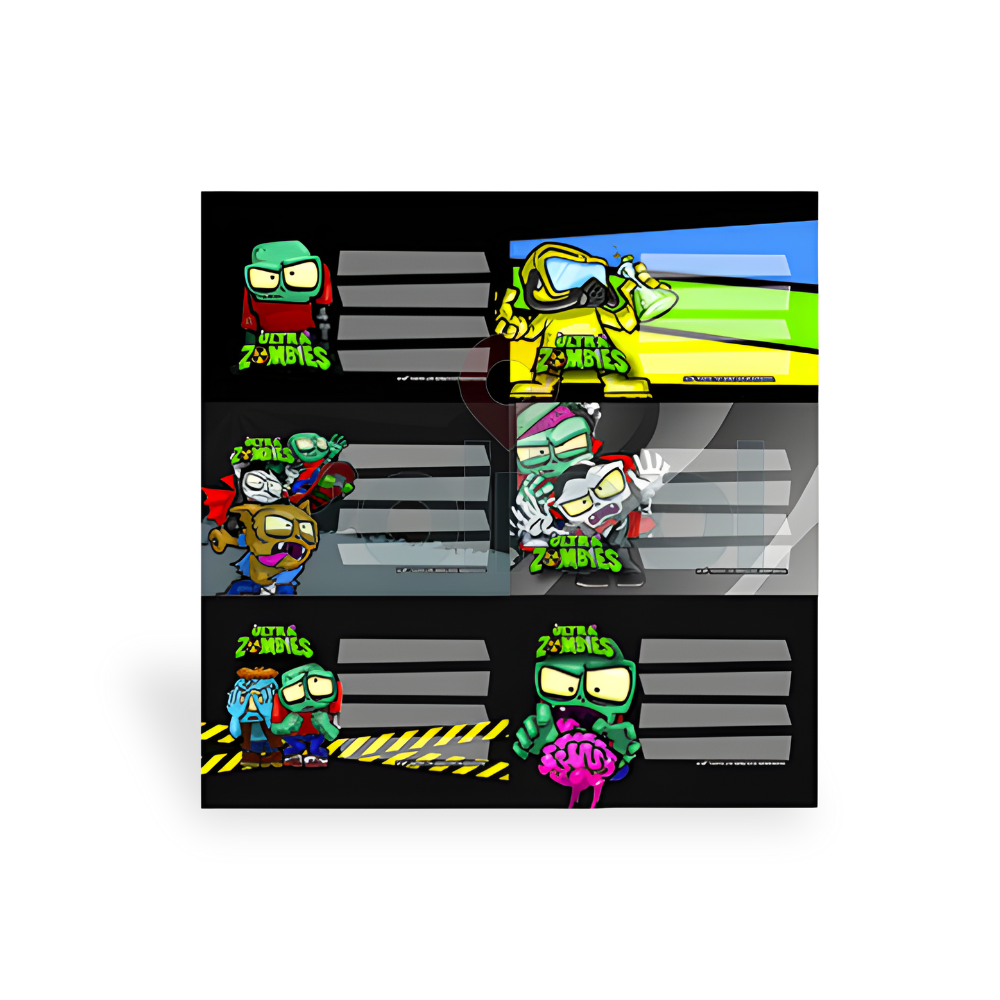 ETIQUETAS ULTRA ZOMBIES MOOVING