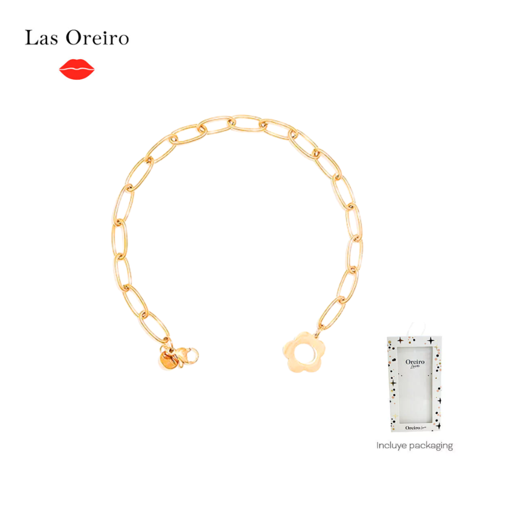 PULSERA LAS OREIRO MARGARITA CON PACKAGING