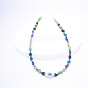 COLLAR CUENTAS DE COLORES Y DIJE