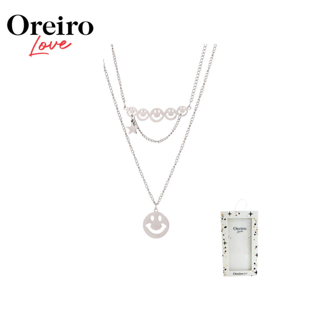 COLLAR LAS OREIRO SMILE CON PACKAGING
