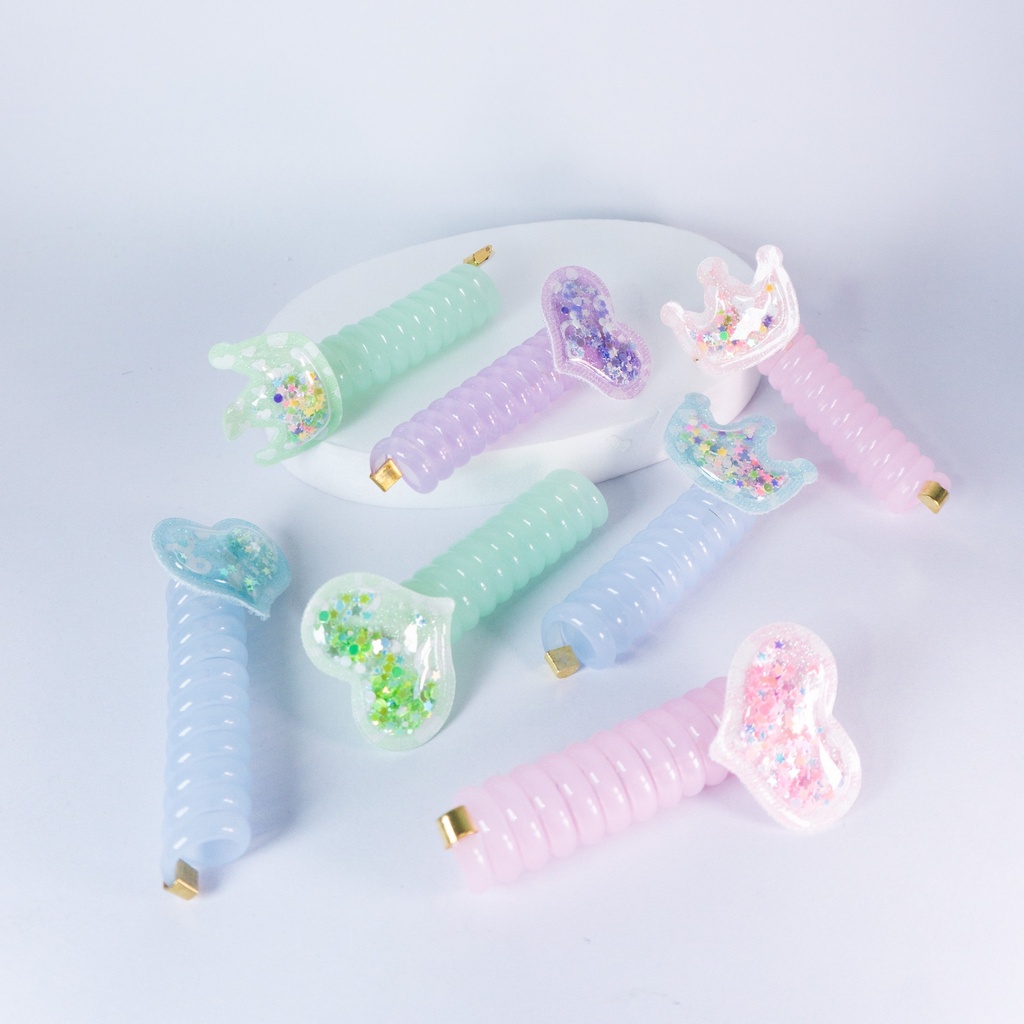 RESORTE PARA EL CABELLO CON APLIQUE