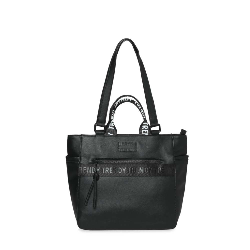 TOTE BAG CON MANIJA ESTAMPADA