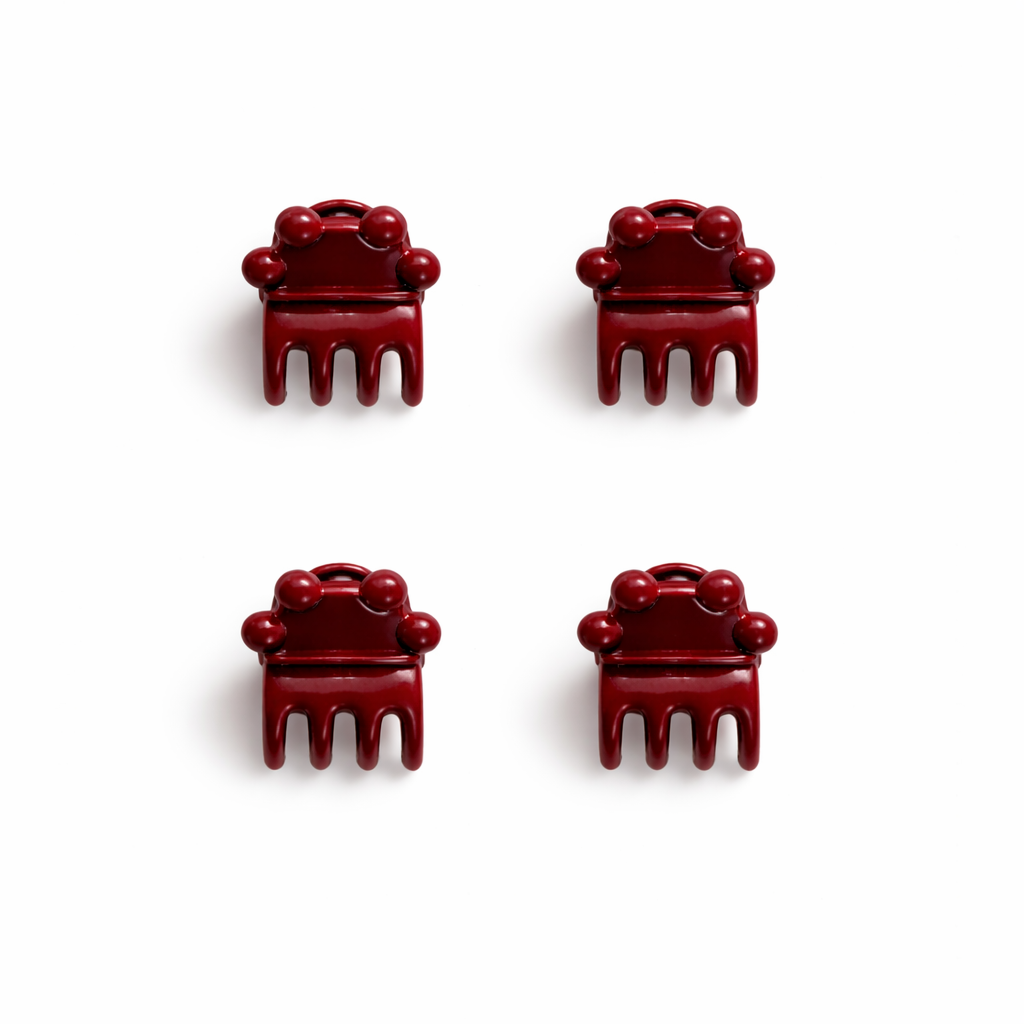 BROCHE PINZA MINI CIRCULOS CAREY
