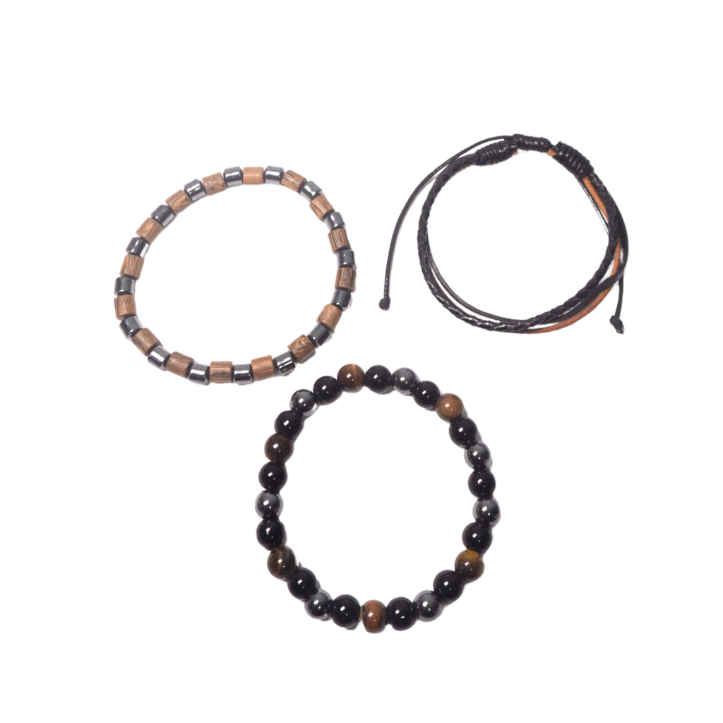 PULSERA DE HOMBRE SET X3