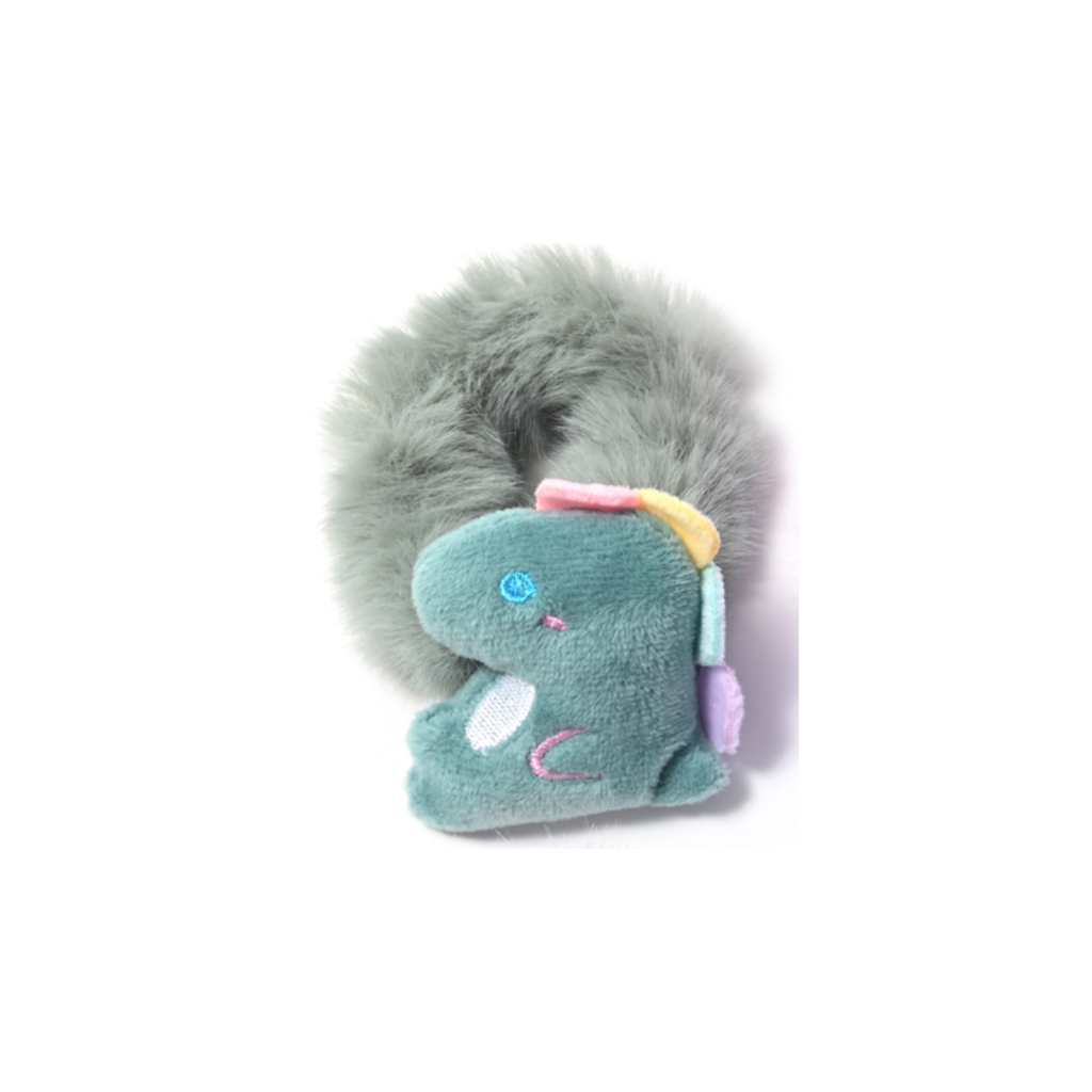 SCUNZI DE PELUCHE CON APLIQUE DE DINO
