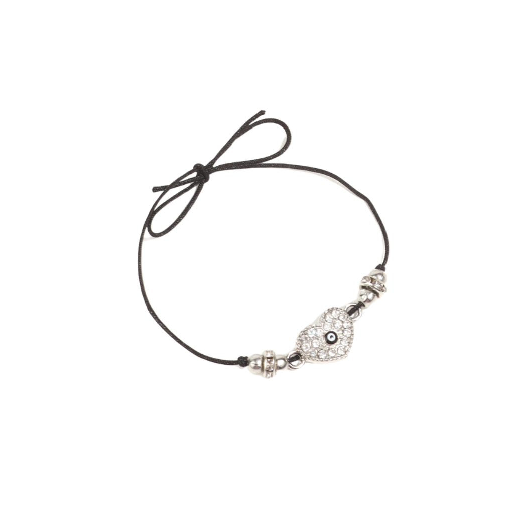 PULSERA DE HILO CON DIJE CORAZON