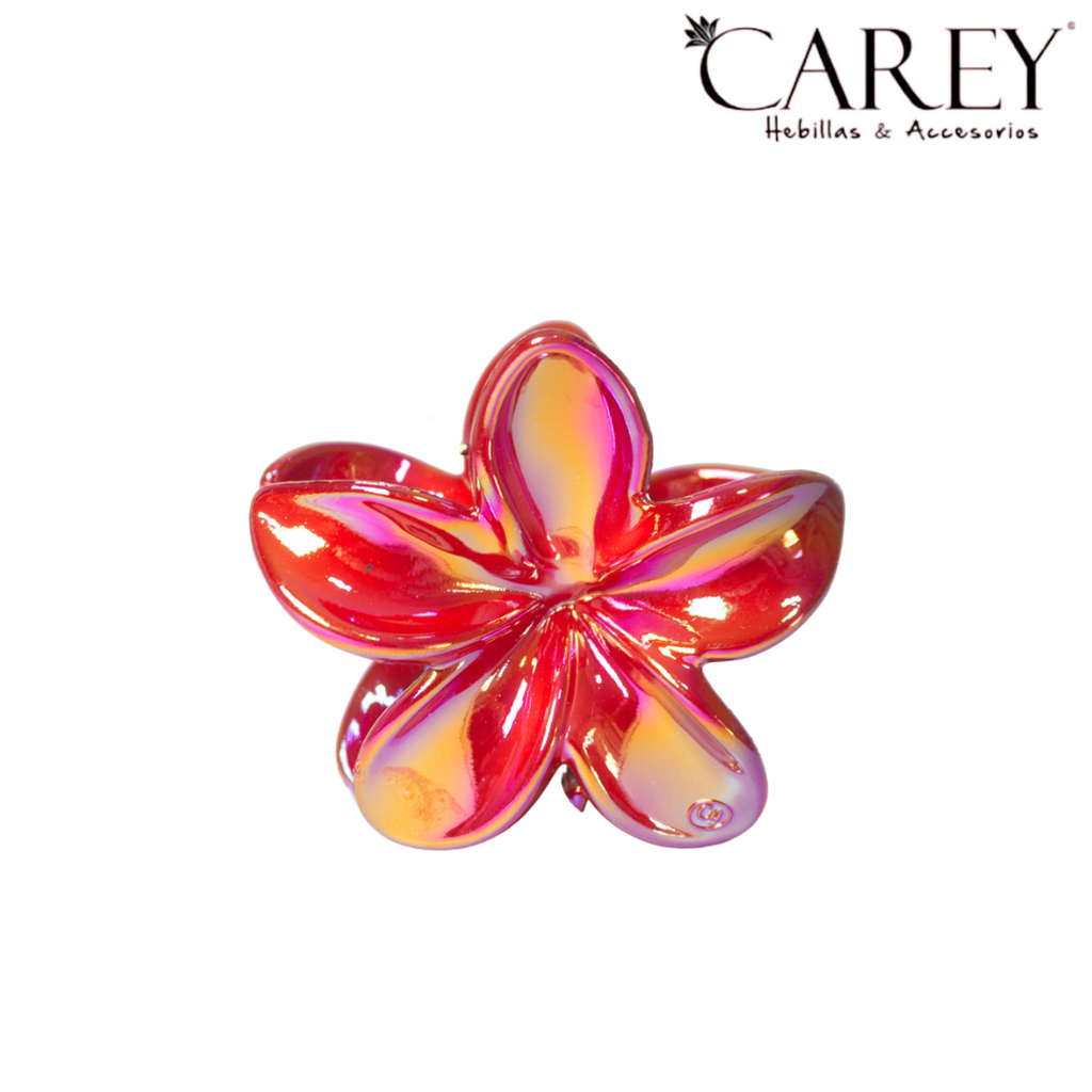 BROCHE CAREY FLOR TORNASOLADO