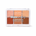 PALETA DE SOMBRAS GLOW VIBES SKORA