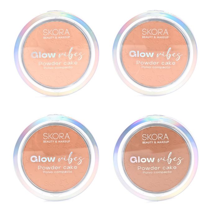 POLVO COMPACTO CON ESPEJO Y ESPONJA