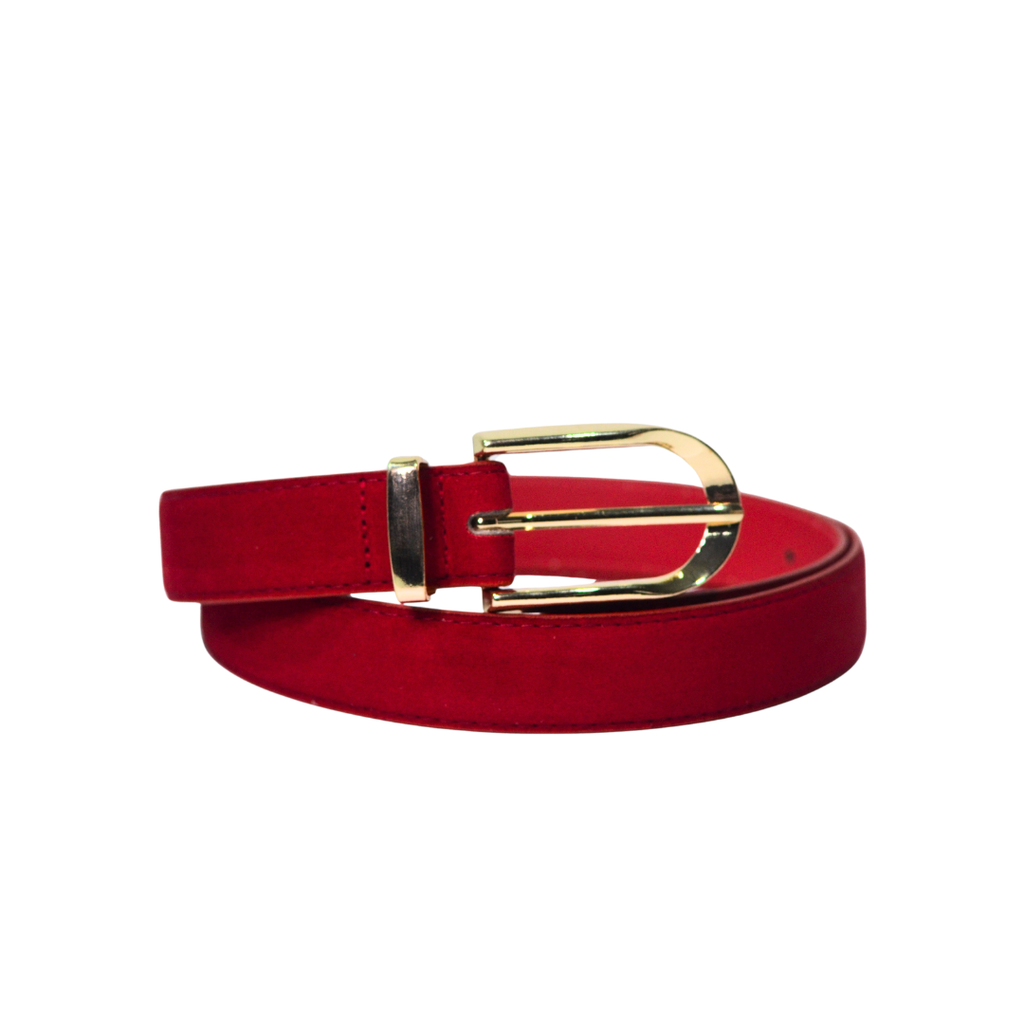 CINTO COLOR LISO CON HEBILLA OVALADA