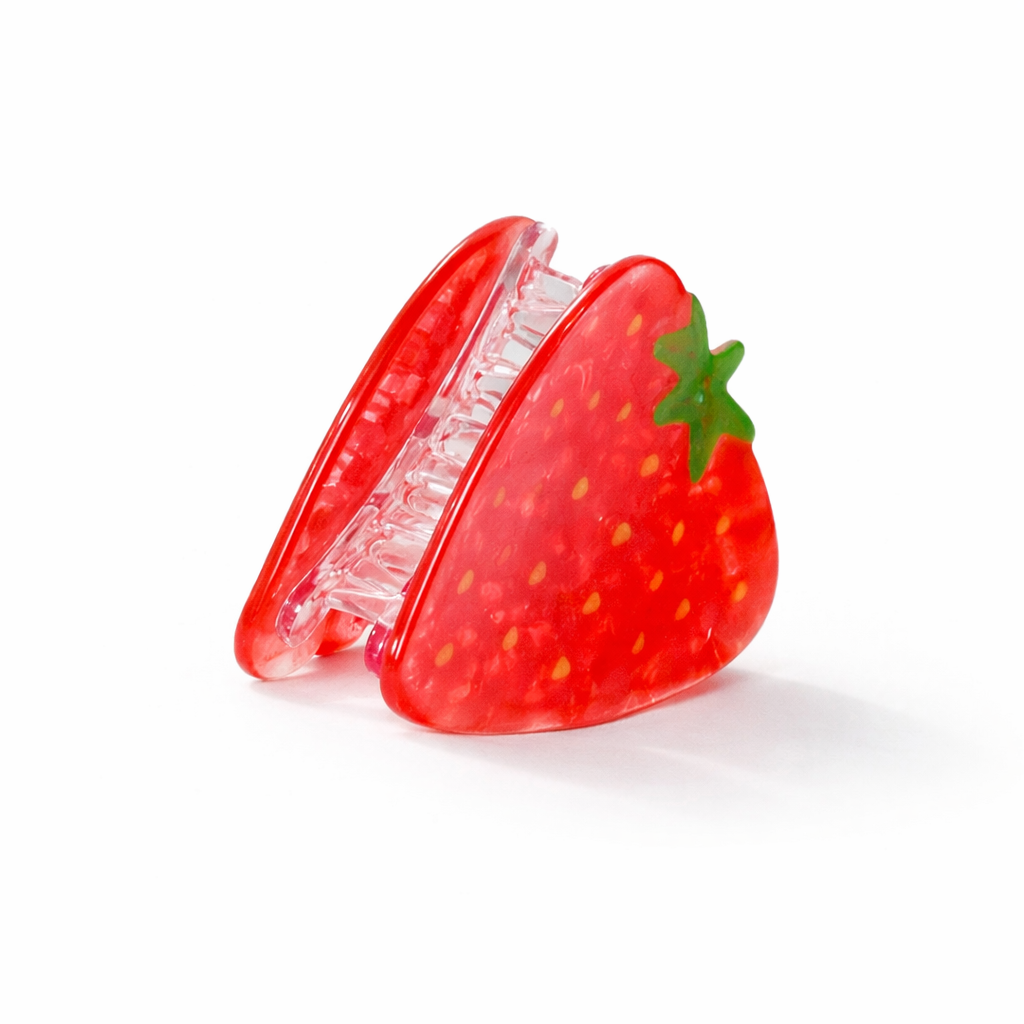 BROCHE PINZA FORMA DE FRUTILLA