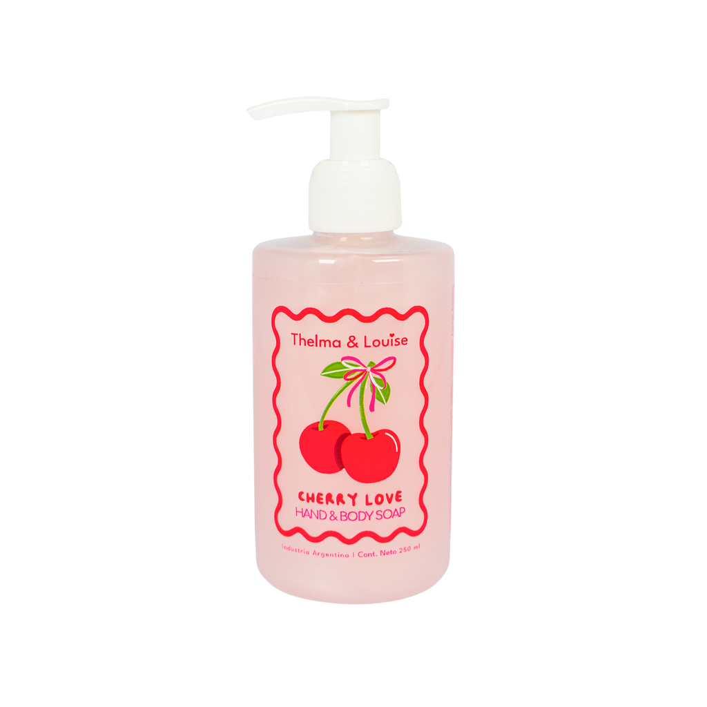 JABON LIQUIDO PARA MANOS Y CUERPO CHERRY