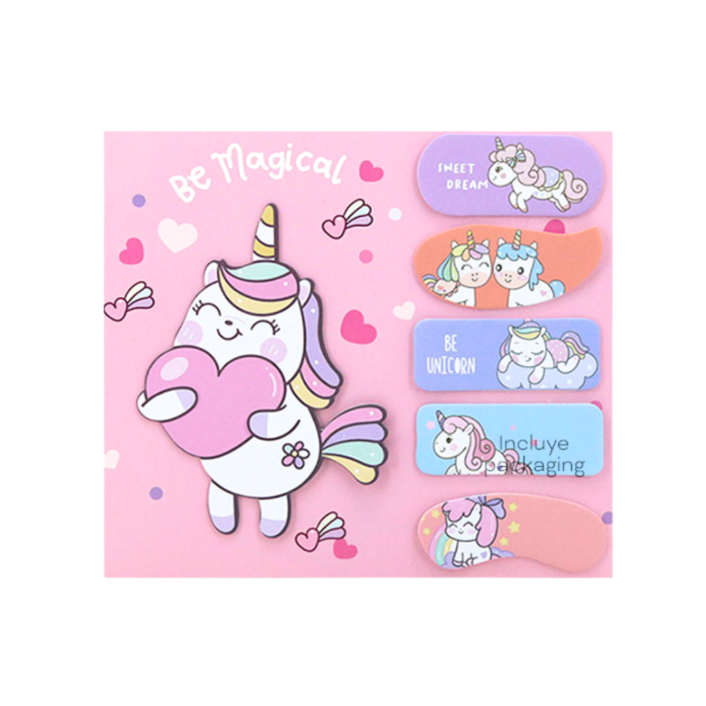 SET DE NOTAS UNICORNIO BE MAGICAL