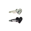 SET DE HEBILLA METALICAS CORAZON
