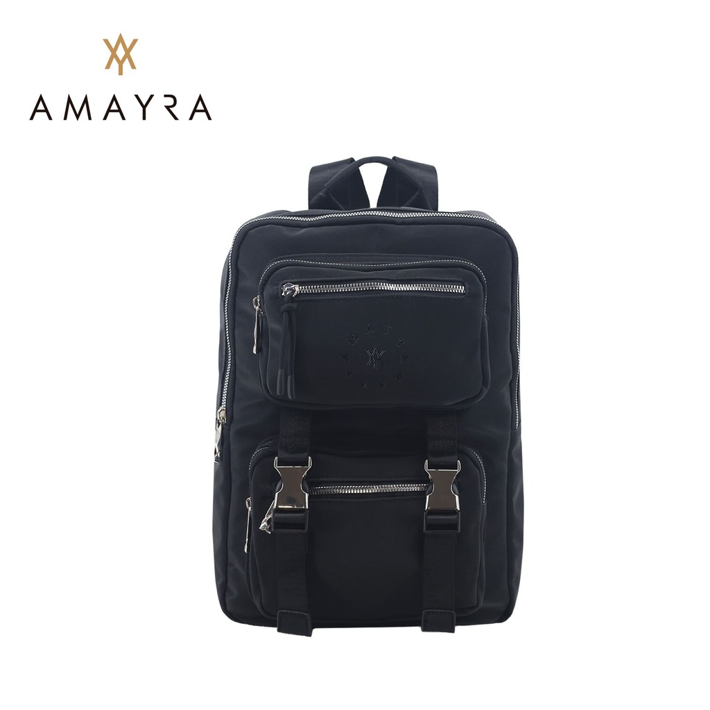 MOCHILA NEGRA LISA AMAYRA