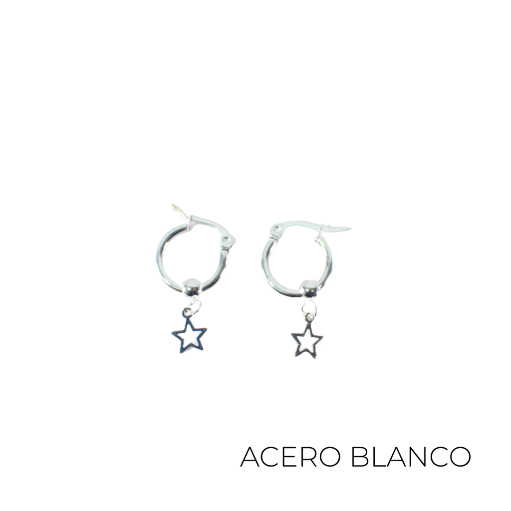 ARO ARGOLLA ACERO ESTRELLA