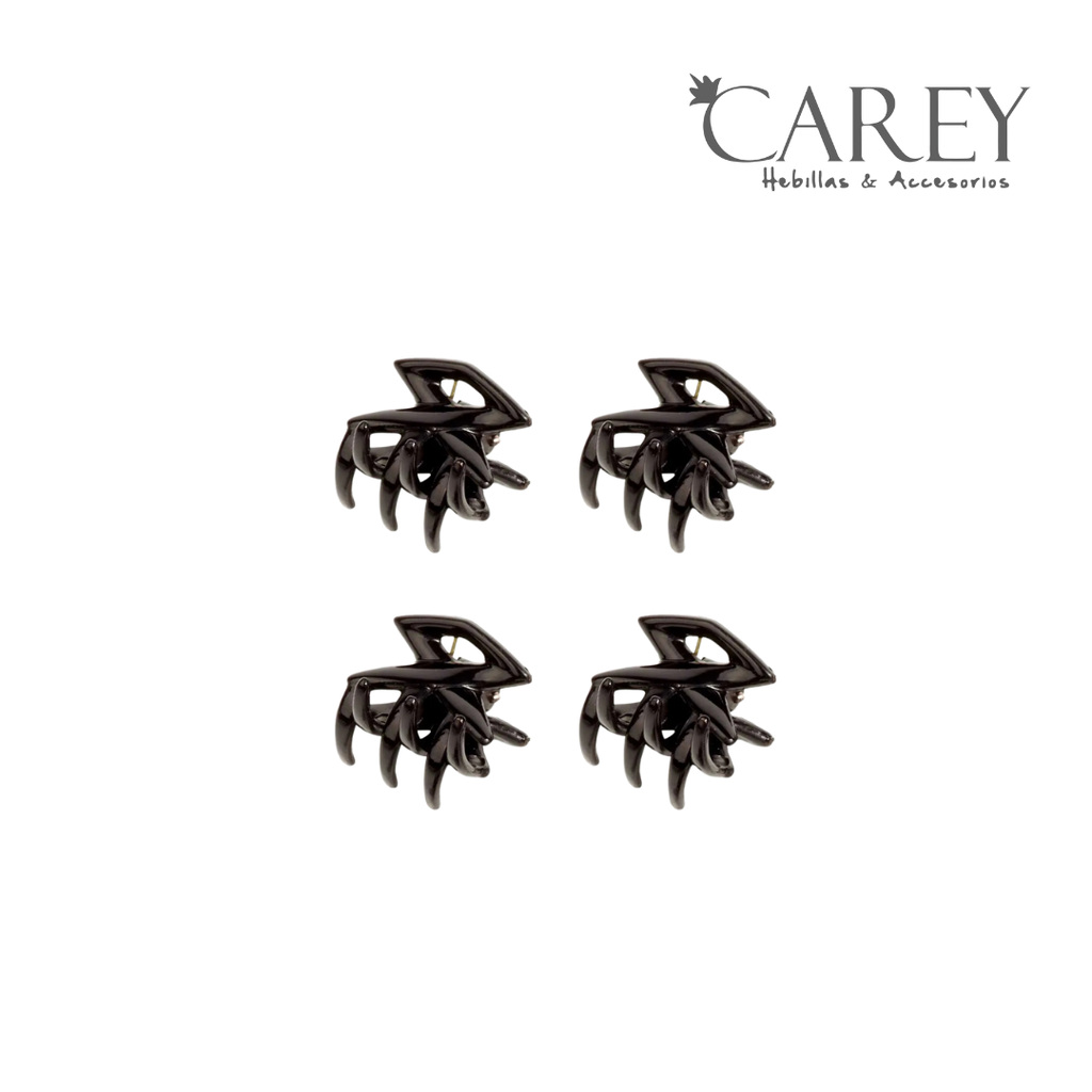 BROCHE PINZA MINI ROMBO X4 CAREY