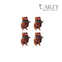 BROCHE PINZA MINI 2 DIENTES CAREY