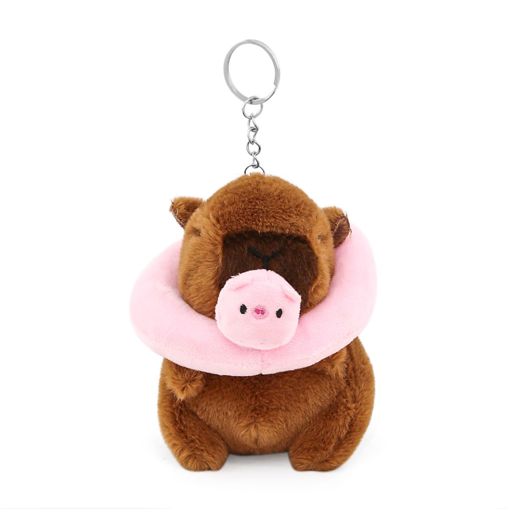 LLAVERO CHARM CAPIBARA CON FLOTADOR