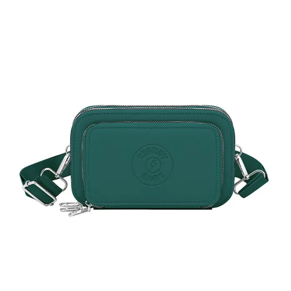 MORRAL BANDOLERA CON APLIQUE TRENDY