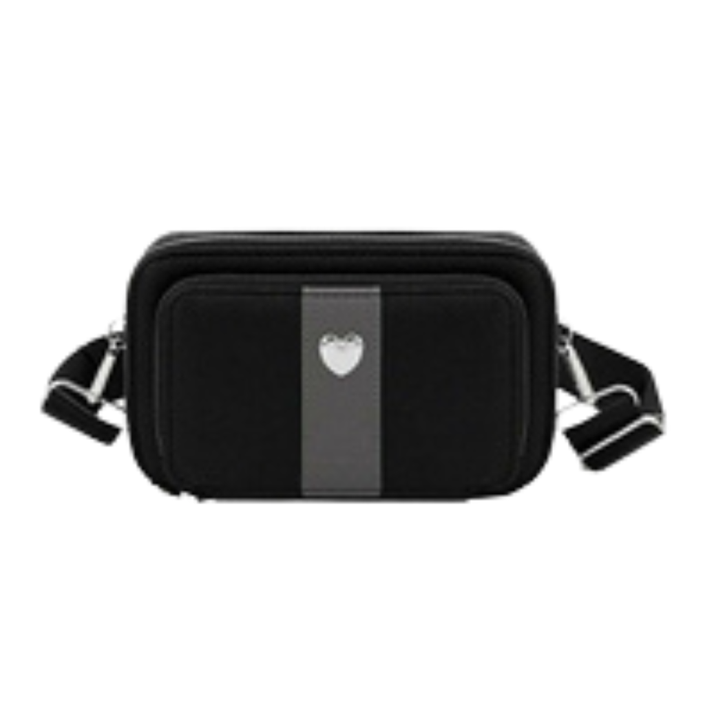 MORRAL BICOLOR CON APLIQUE TRENDY